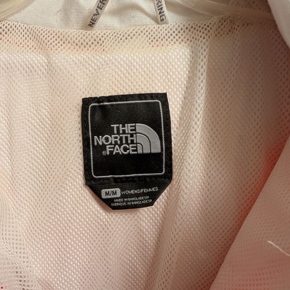 The North Face Women's Orange Plaid Rain Jacket - Picture 5 of 5